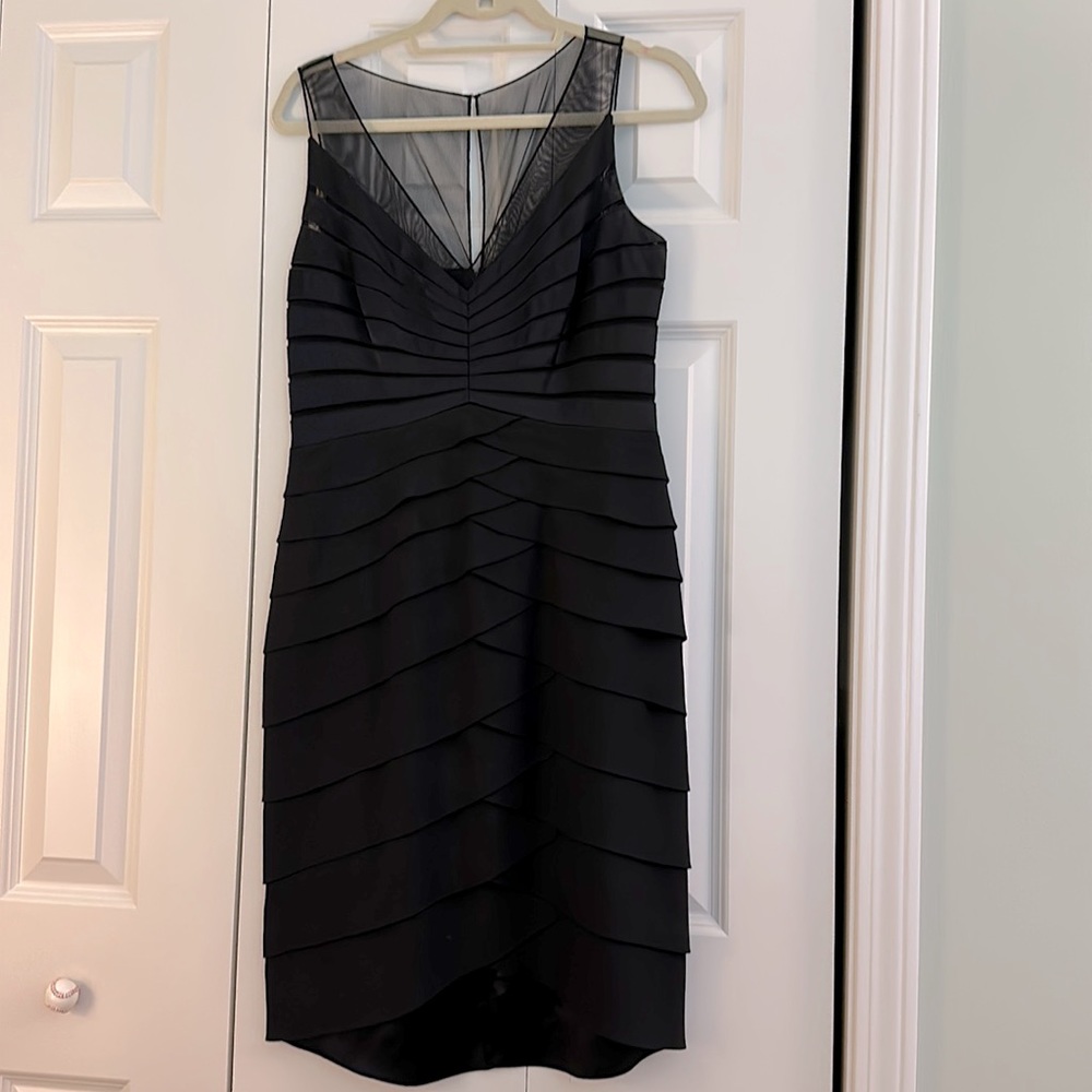 Black sleeveless cocktail dress sz10